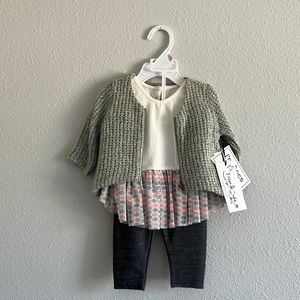 NWT baby girl outfit size 9m